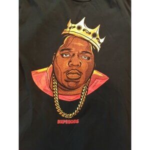 Biggie Smalls Graphic T-Shirt Black Size M By DxpGods